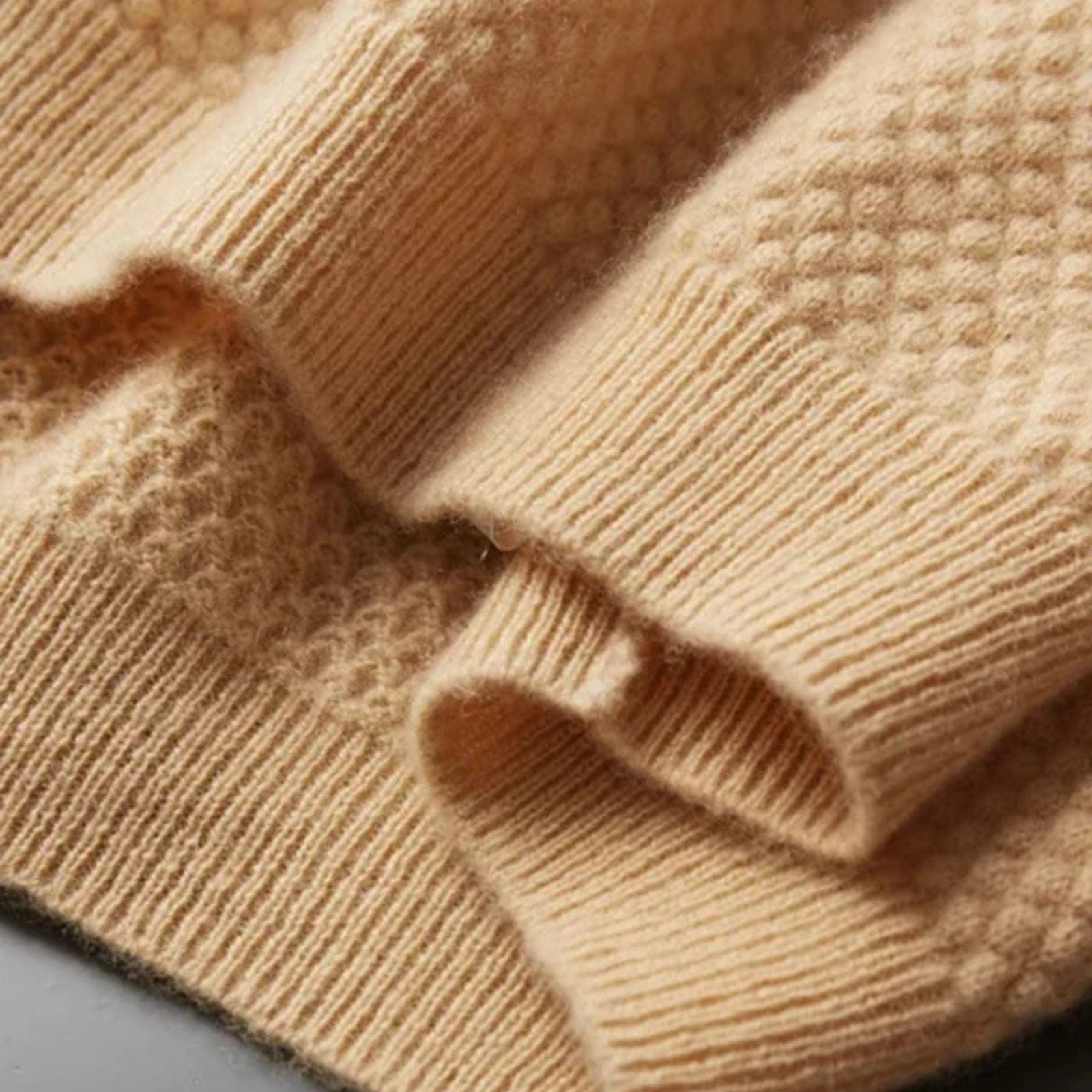 The Capri Cashmere Two-Tone Polo