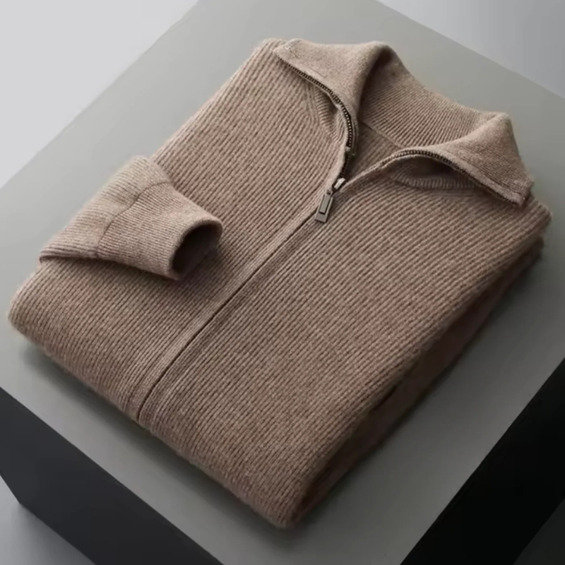 The Lucerne Cashmere Zip Vest