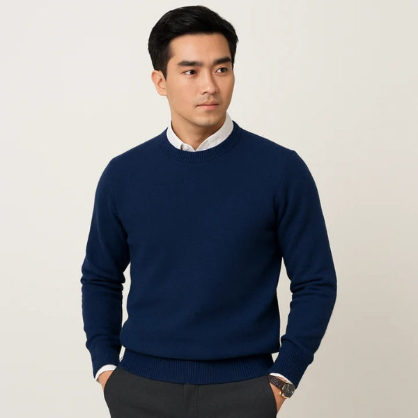 Men’s Crewneck Sweater | Classic Knit Design