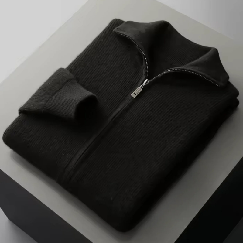 The Lucerne Cashmere Zip Vest