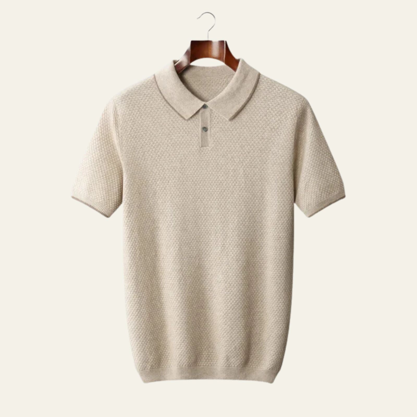 The Capri Cashmere Two-Tone Polo