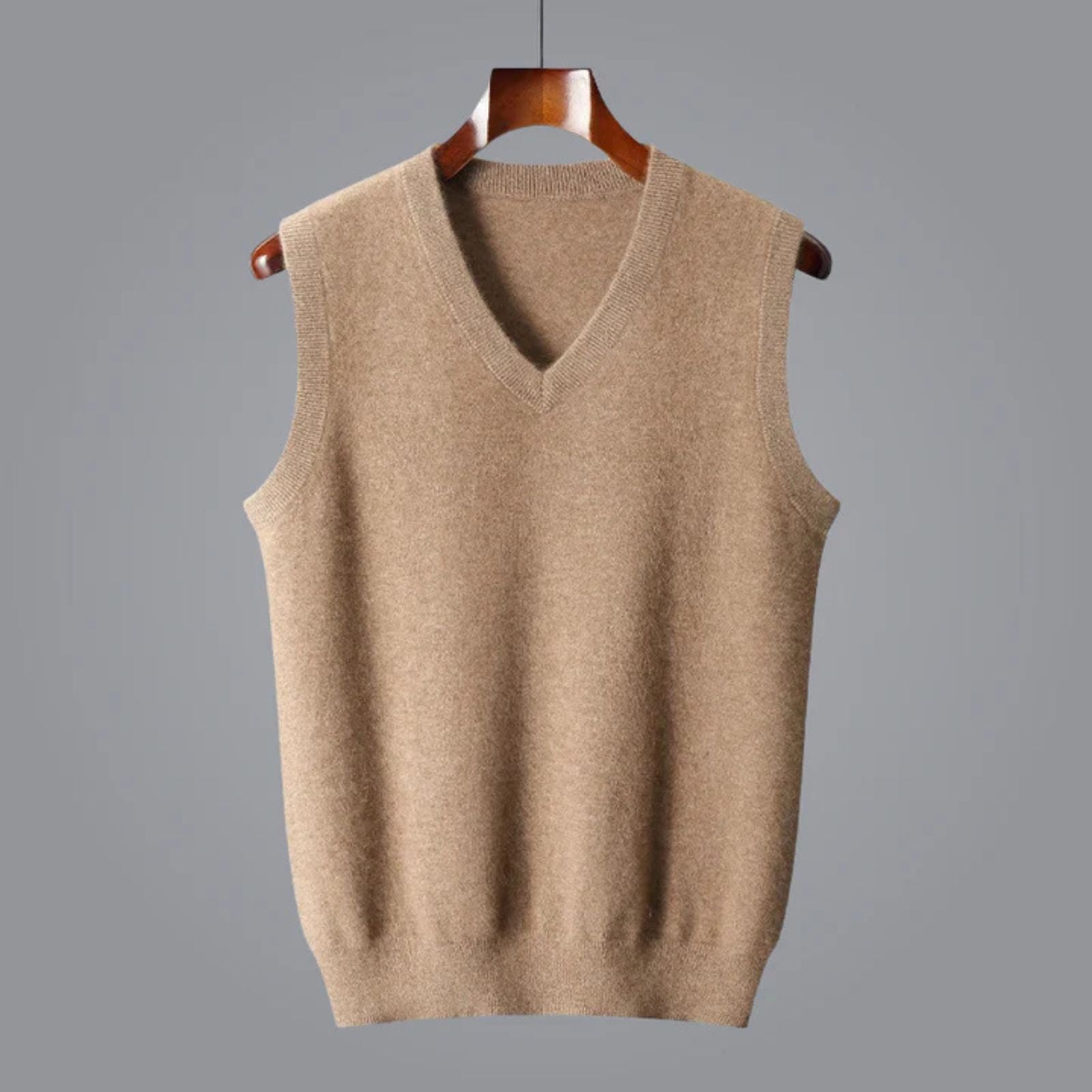 Men’s Wool Blend Sleeveless Vest