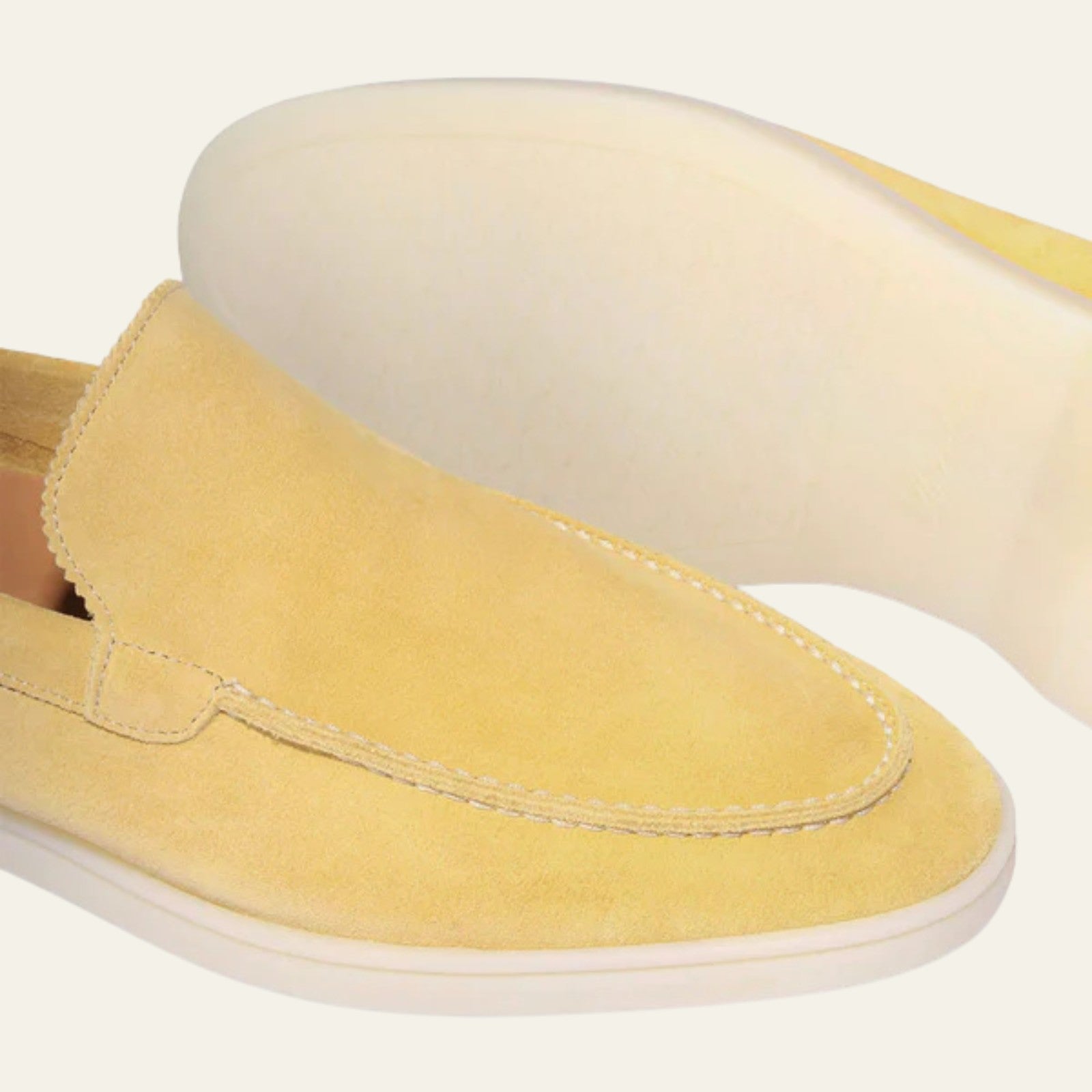 The Monaco Yacht Loafers Light Yellow