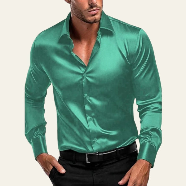 The Sorrento Satin-Finish Button Shirt