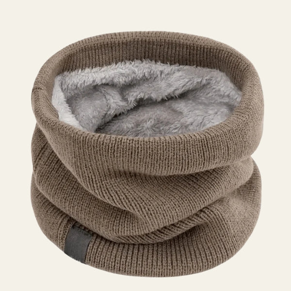 The Nordic Plush-Lined Knit Neck Warmer