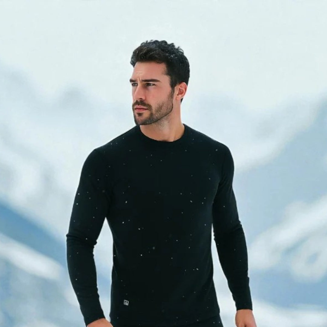 Men’s Heated Thermal Base Layer Set – Top & Bottom
