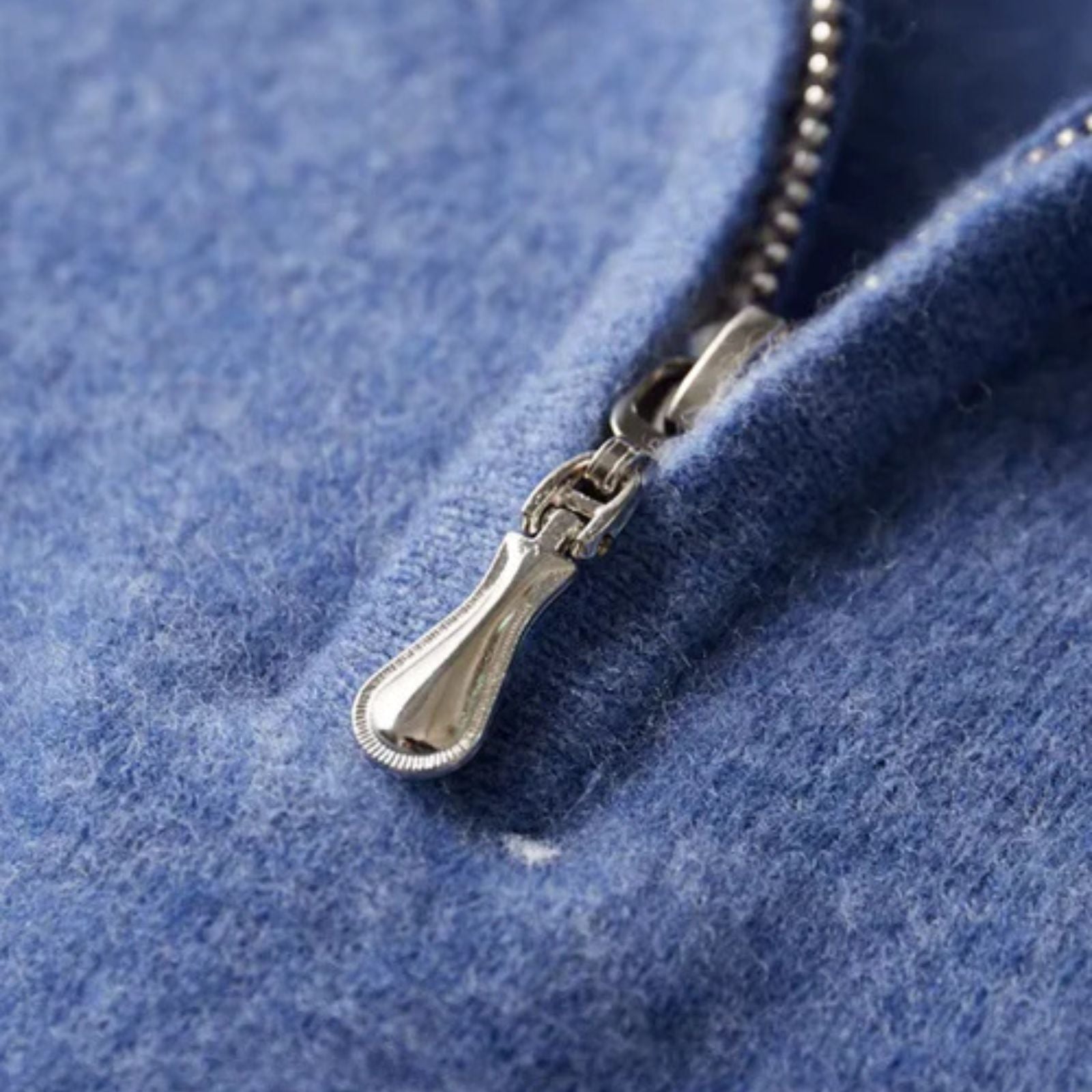 The Vienna Merino Wool Quarter Zip Polo