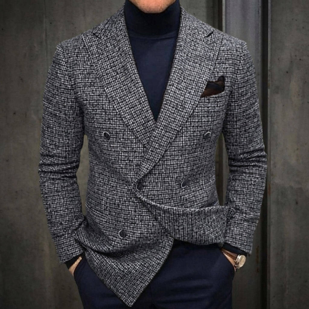 MEN’S BLAZER | DOUBLE-BREASTED | STRUCTURED FIT
