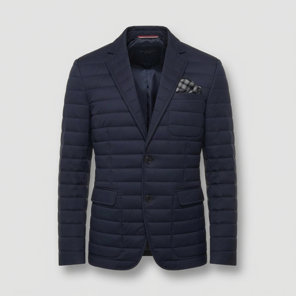 MEN’S BLAZER | QUILTED | COTTON BLEND | PUFFER