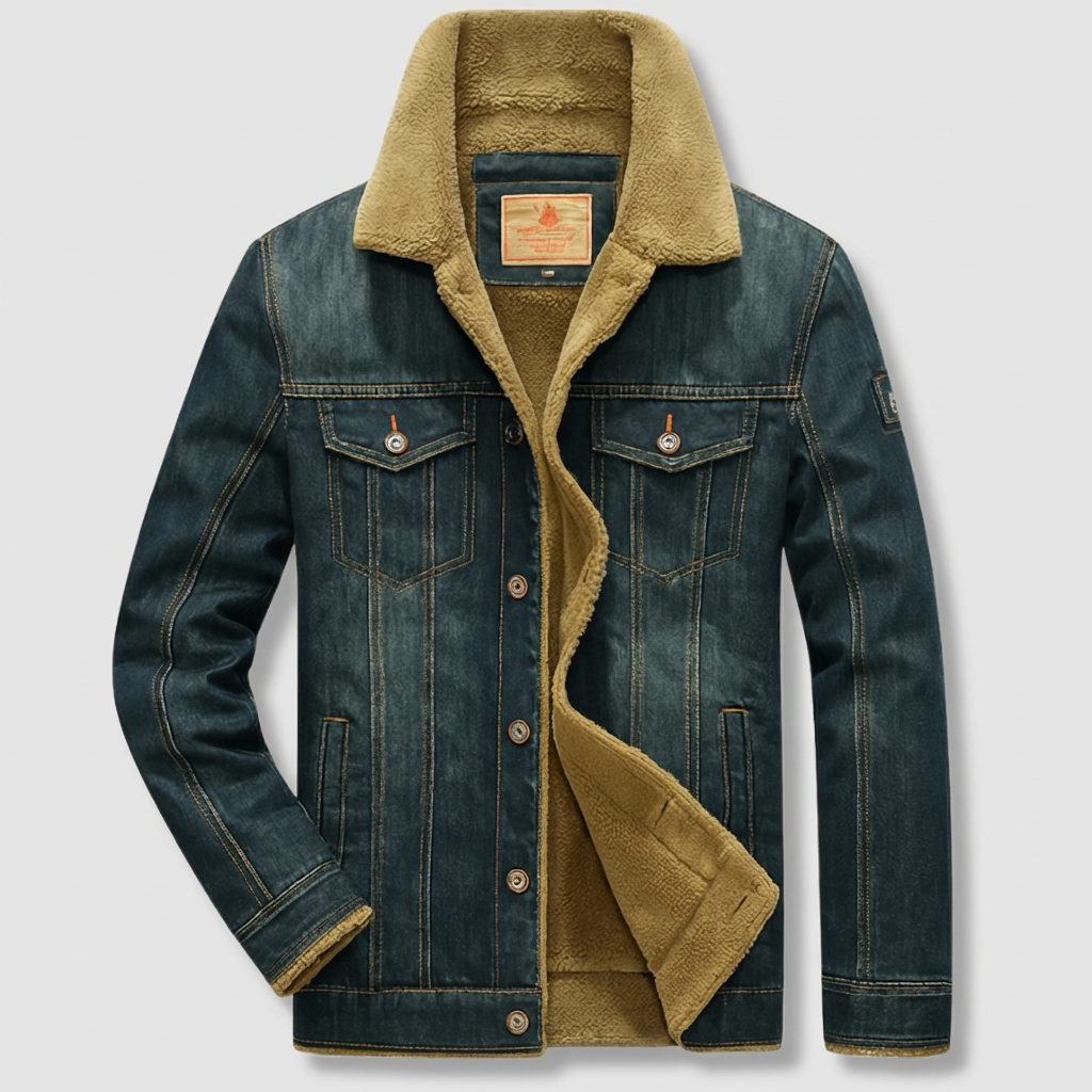 MEN’S JACKET | DENIM | SHEARLING LINED