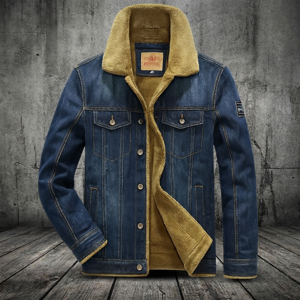MEN’S JACKET | DENIM | SHEARLING LINED