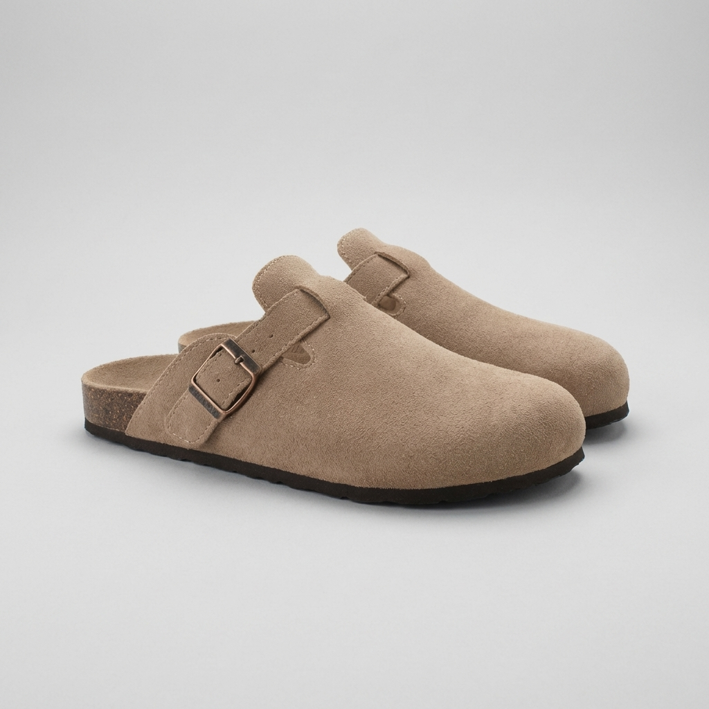 MEN’S CLOGS | SLIP-ON | VEGAN SUEDE | ANKLE