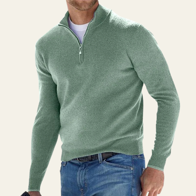 The Edinburgh Quarter Zip Sweater