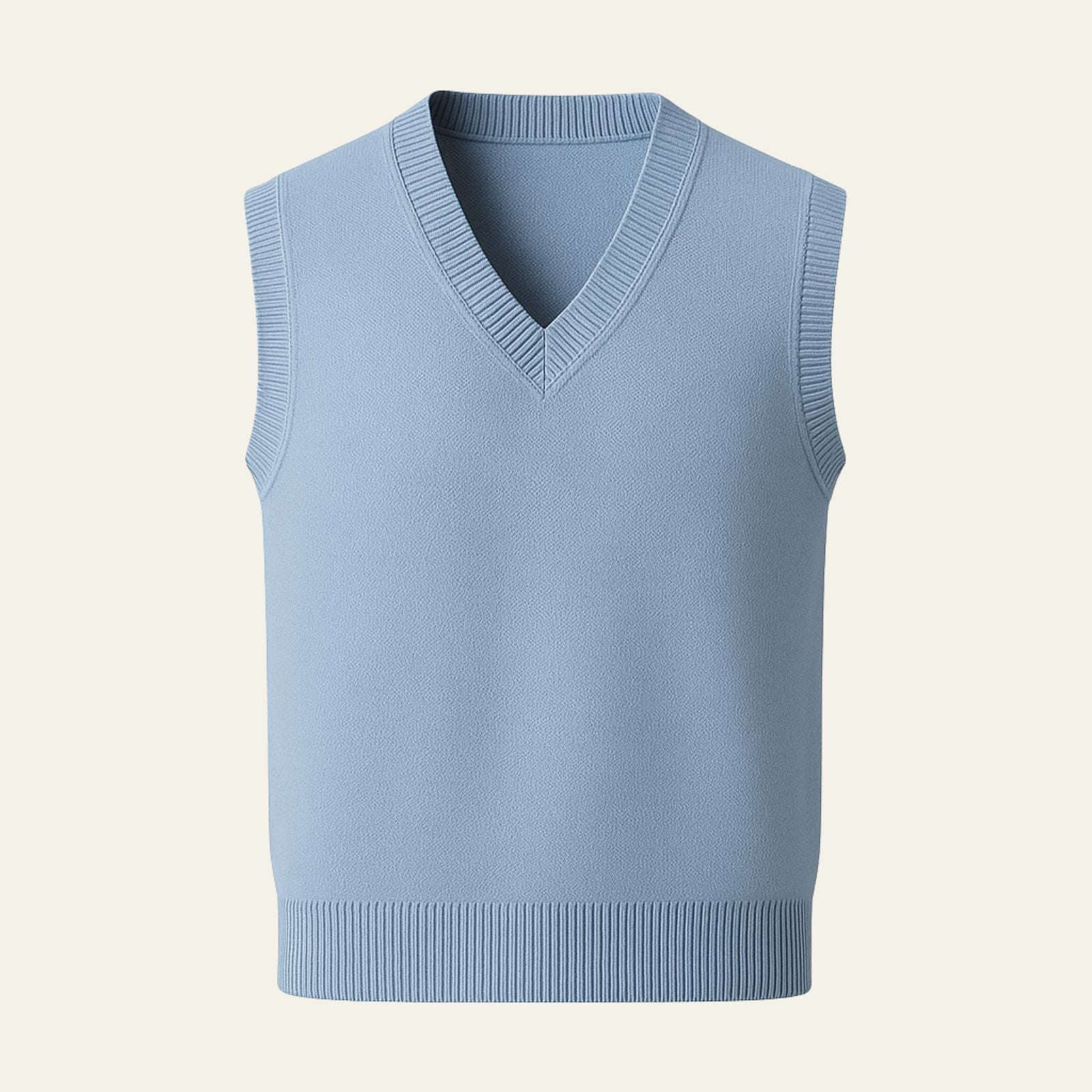 Men’s Wool Blend Sleeveless Vest