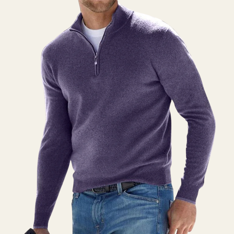 The Edinburgh Quarter Zip Sweater