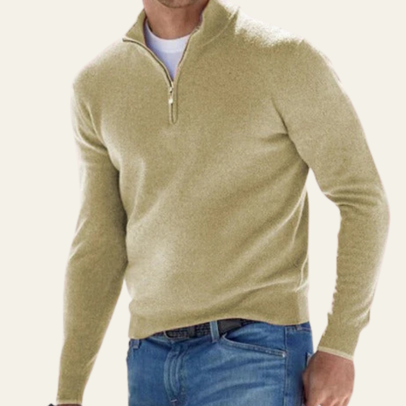 The Edinburgh Quarter Zip Sweater