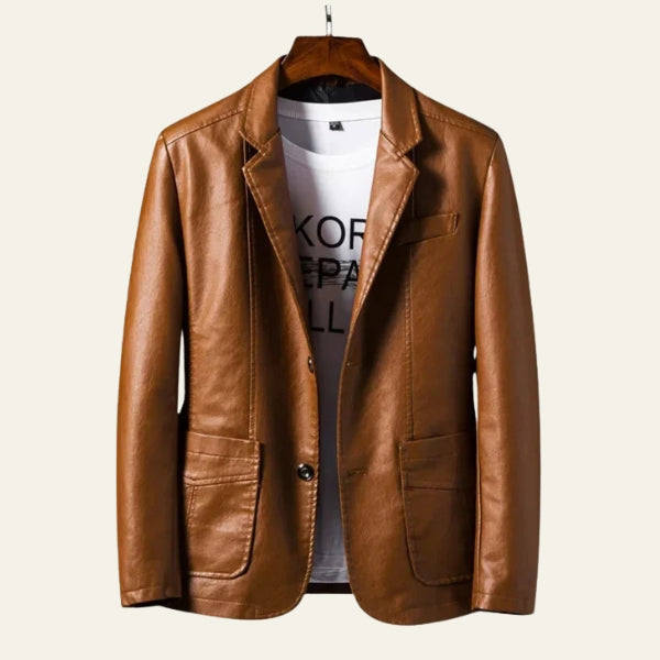 The Milano Leather Blazer