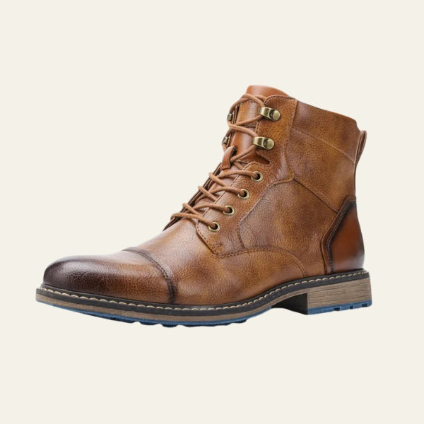 Men’s Lace-Up Boots | Vegan Leather Ankle Shoes