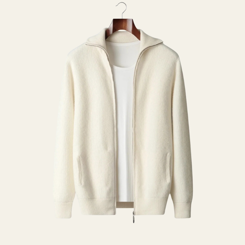 The Lucerne Cashmere Zip Vest