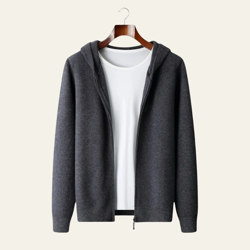 The Verona Cashmere Zip Hoodie