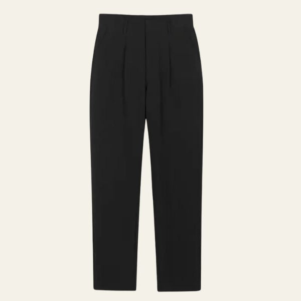 Men’s Slim-Fit Trousers | Straight-Leg Polyester Dress Pants