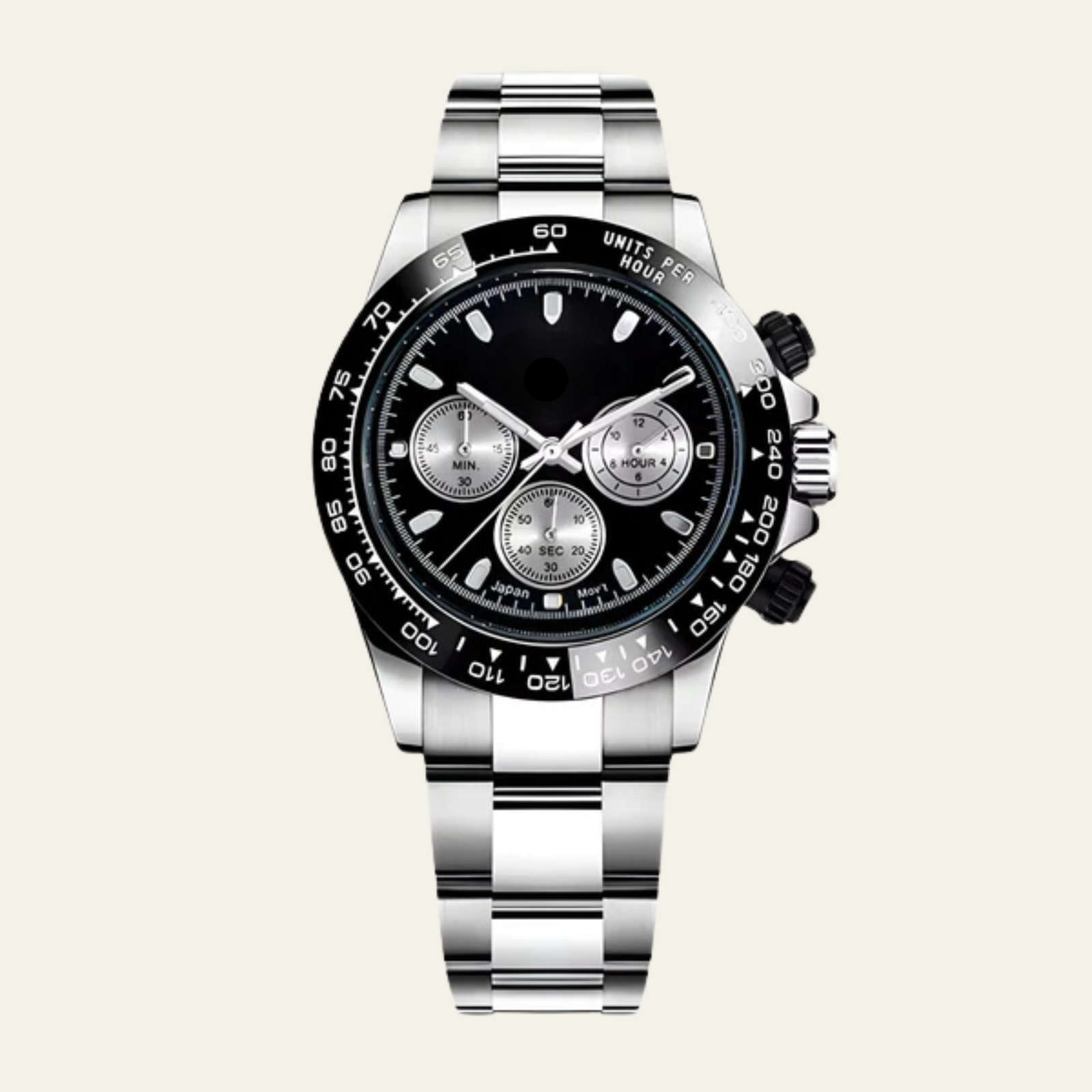 The Lucerne Stainless Steel Chronograph Watch