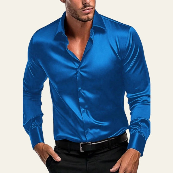 The Sorrento Satin-Finish Button Shirt