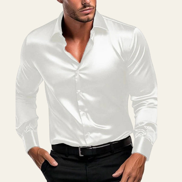 The Sorrento Satin-Finish Button Shirt