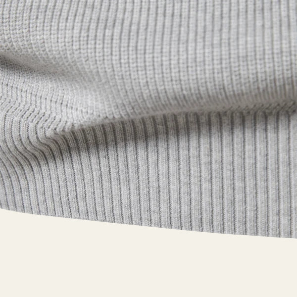 The Hudson Zip-Neck Knit Pullover