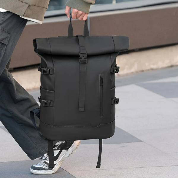 The Voss Waterproof Rolltop Backpack